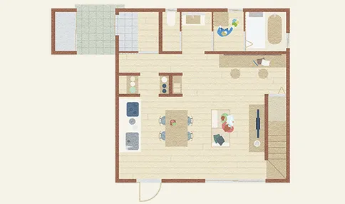 1F 間取り図